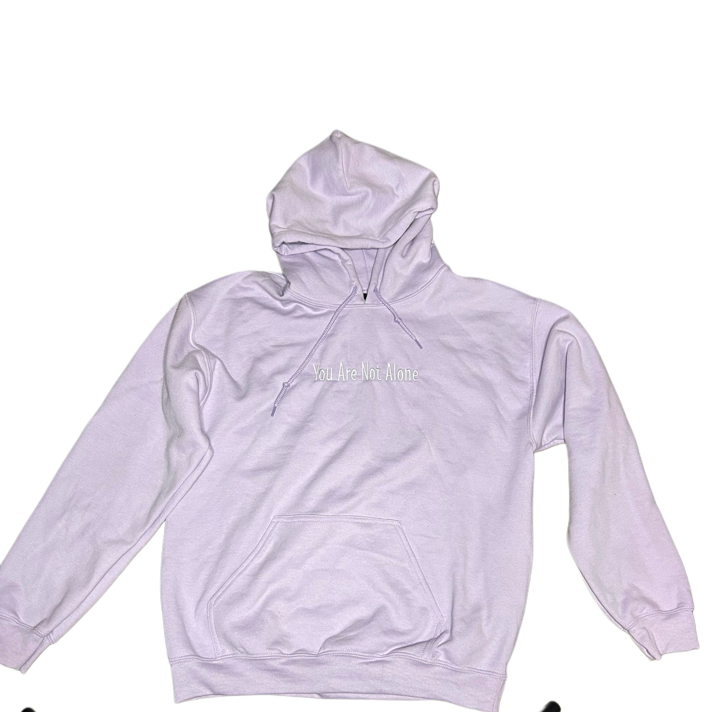 "DON'T LET YOUR PAST CONTROL THE PRESENT" lilac hoodie