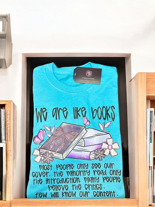 We are like books…